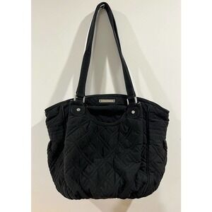 Vera Bradley Classic Black Quilted Shoulder Bag